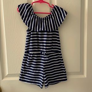 Striped romper